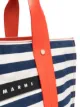 Marni striped canvas tote