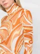 Emilio Pucci abstract print lightweight high-neck top
