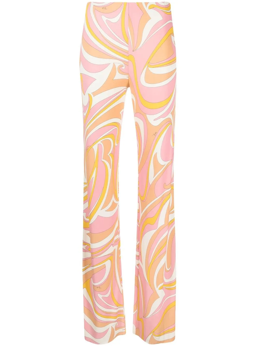 Emilio Pucci легинсы bootcut с принтом Vortici