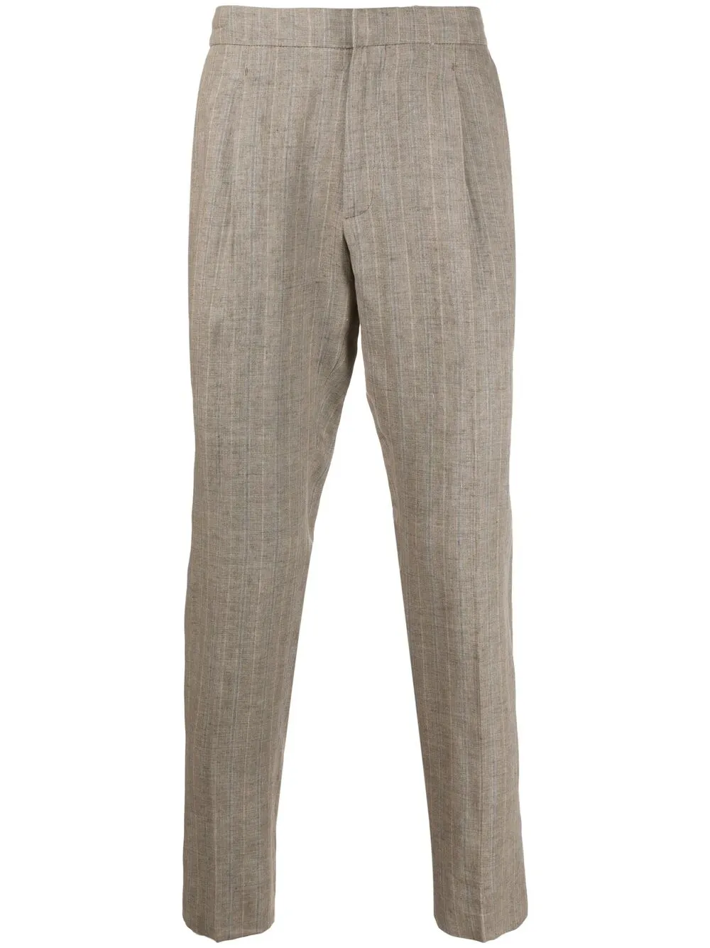 фото Z zegna зауженные брюки в полоску