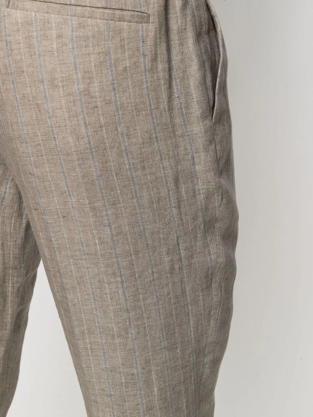 фото Z zegna зауженные брюки в полоску