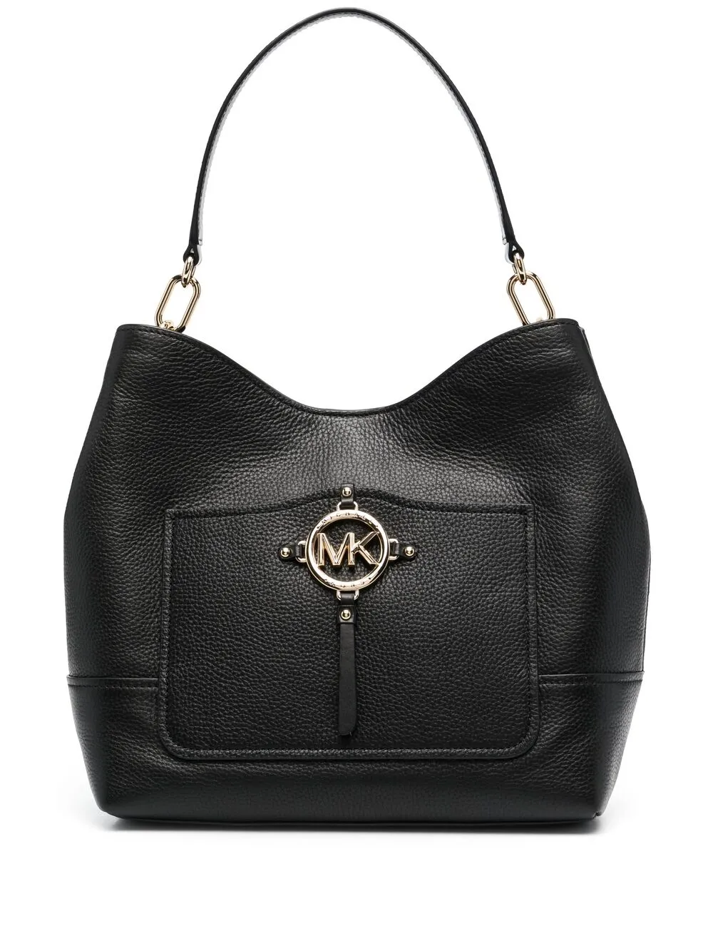 

Michael Michael Kors bolsa de hombro Amy grande - Negro