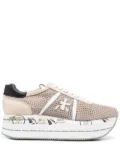 Premiata Beth platform sole sneakers - Neutrals
