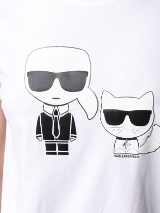 Karl & Choupette 印花T恤展示图