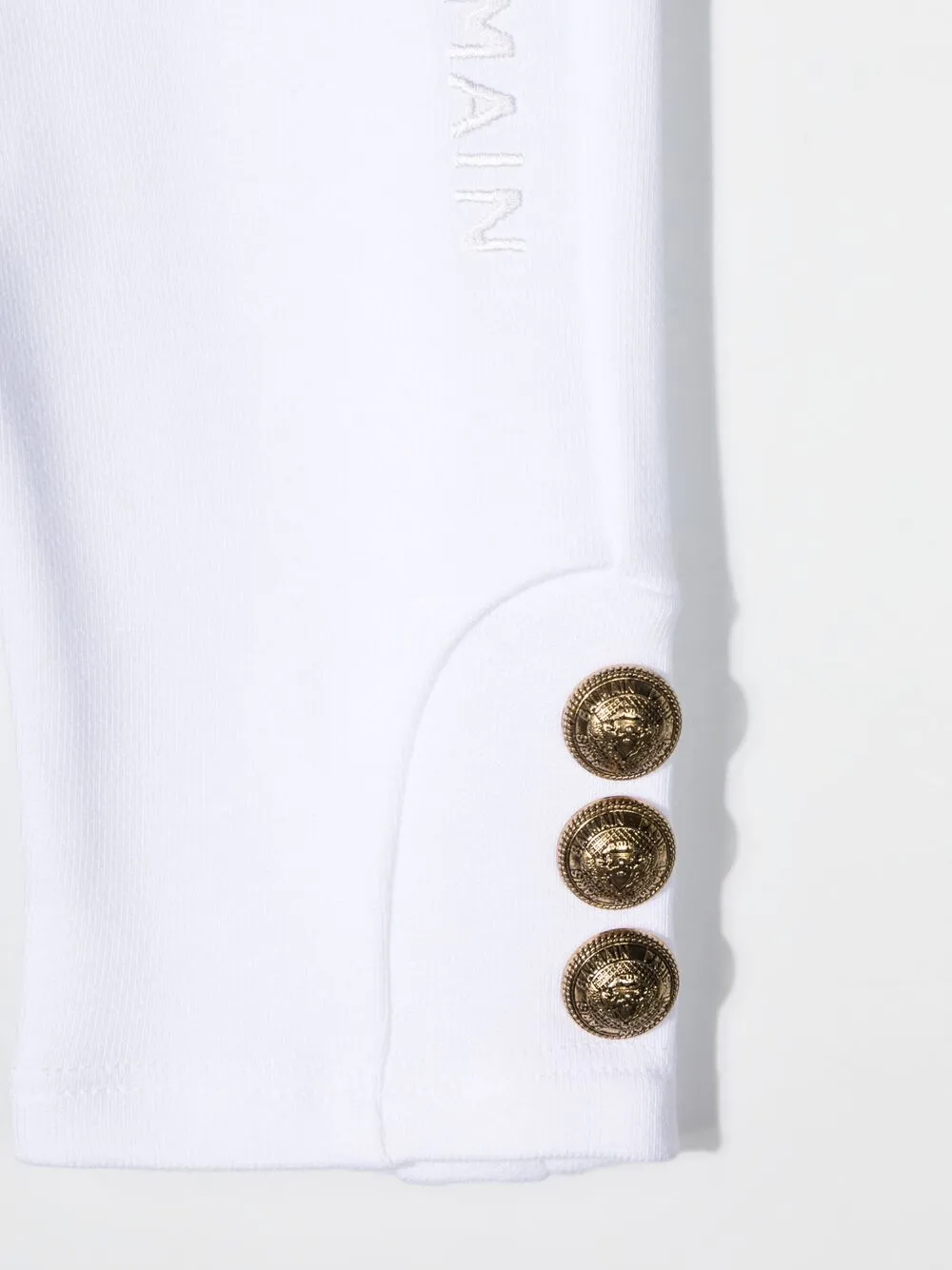 фото Balmain kids брюки с декоративными пуговицами