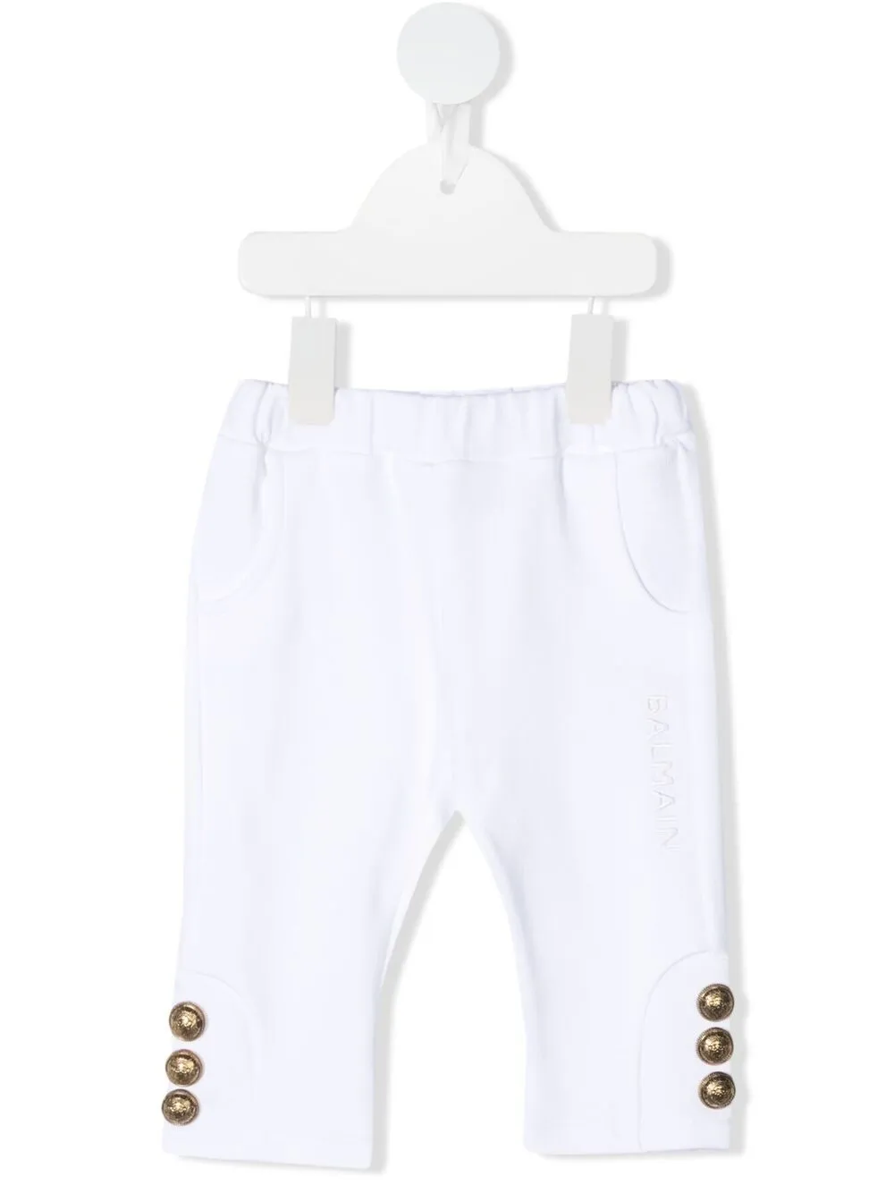 фото Balmain kids брюки с декоративными пуговицами