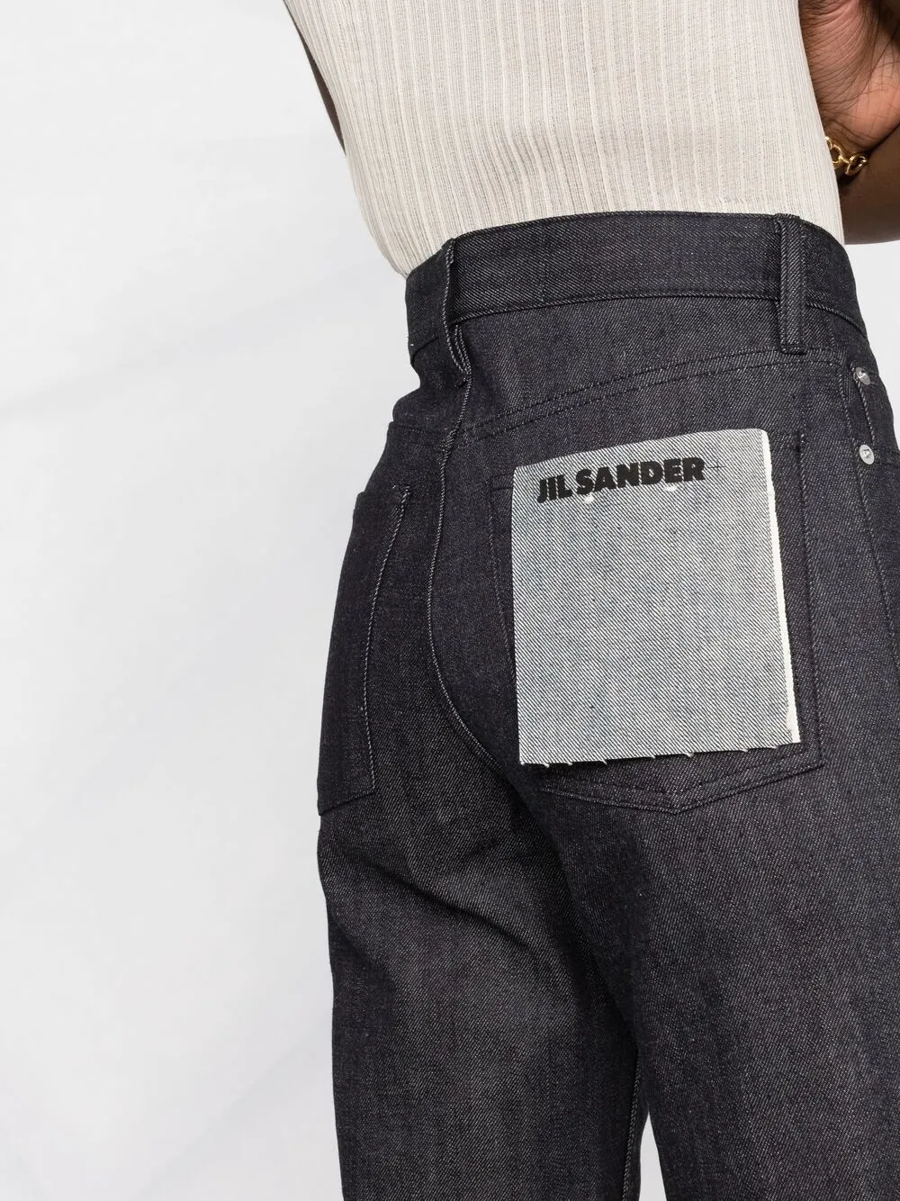 фото Jil sander расклешенные джинсы