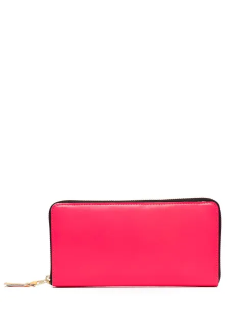 Comme Des Garçons Wallet cartera con cierre y diseño en contraste