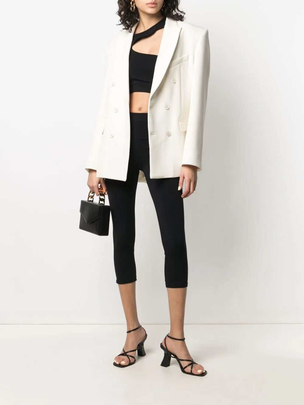 фото Helmut lang бесшовный топ с вырезом
