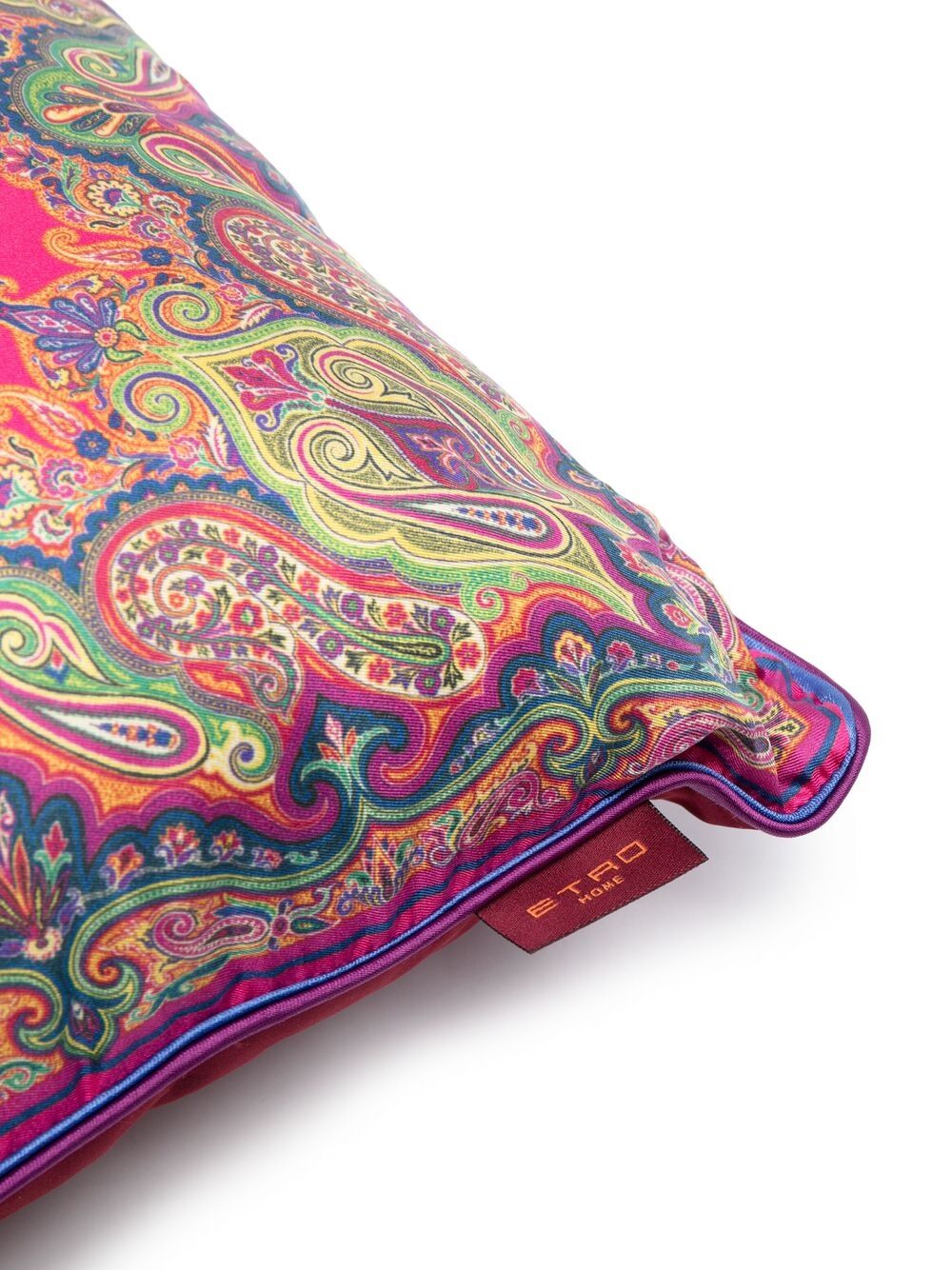 фото Etro home clutch bag-print silk twill cushion