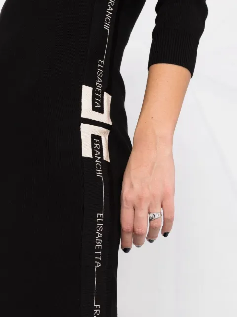 logo-band Fitted Midi Dress - Farfetch