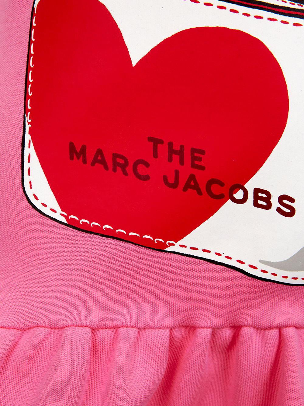 фото The marc jacobs kids платье-футболка с логотипом