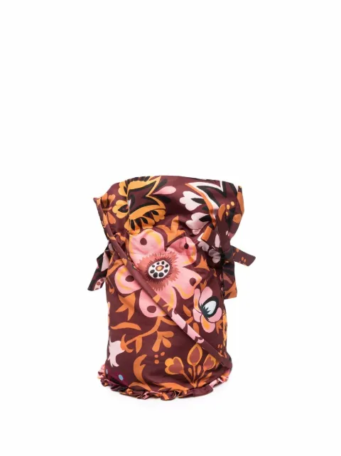 La DoubleJ floral-print pouch bag