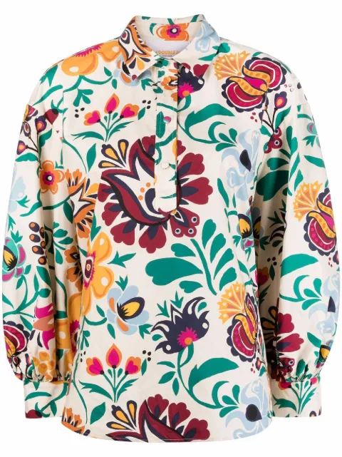 La DoubleJ Poet floral-print shirt 