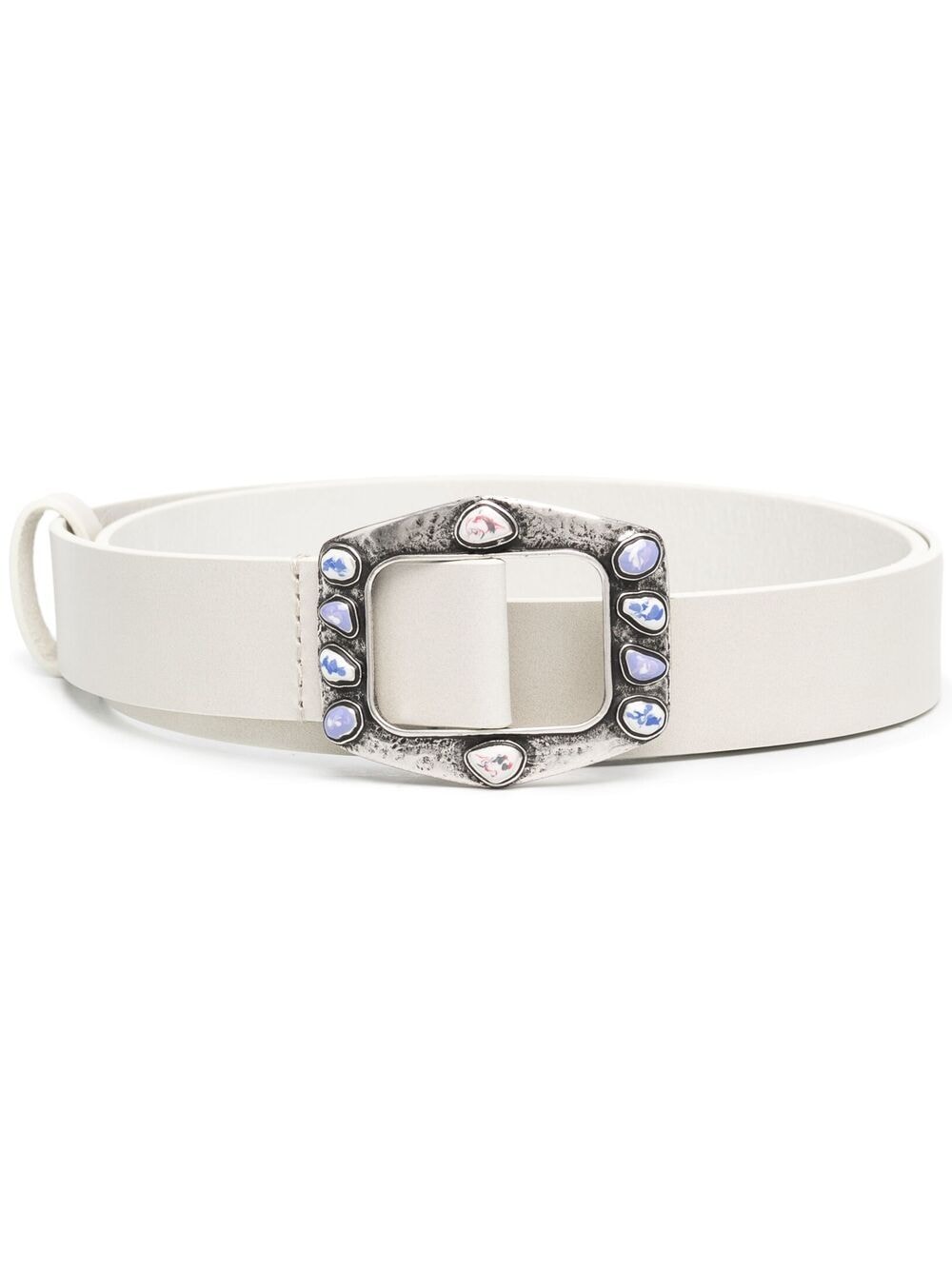 Image 1 of Isabel Marant crystal-embellished buckle belt
