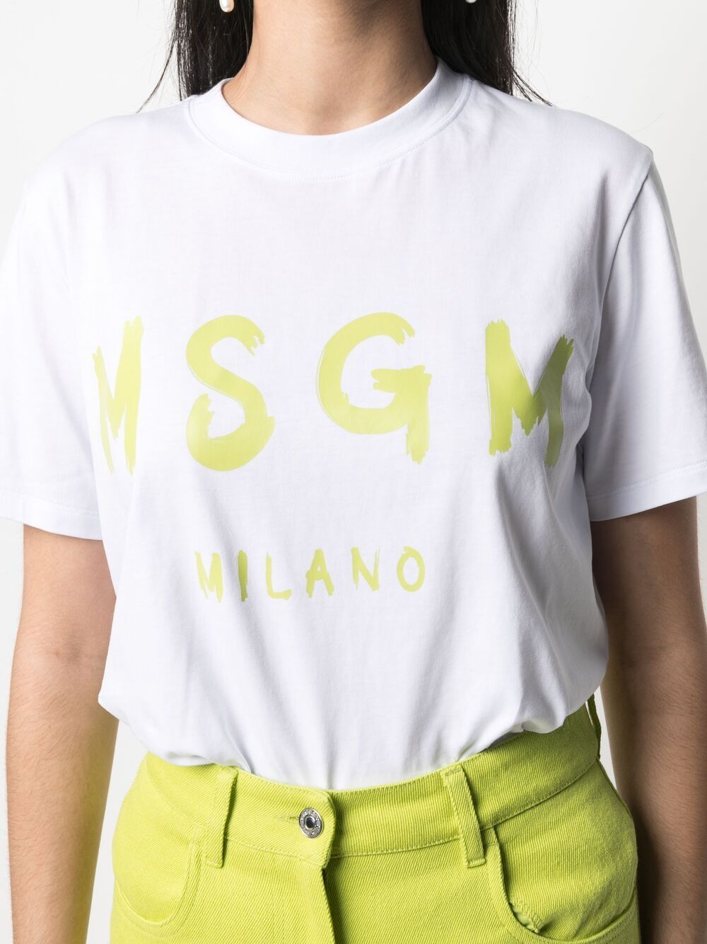 фото Msgm футболка с логотипом