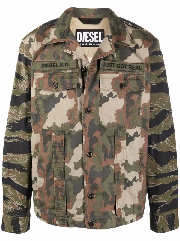 diesel camouflage jacket