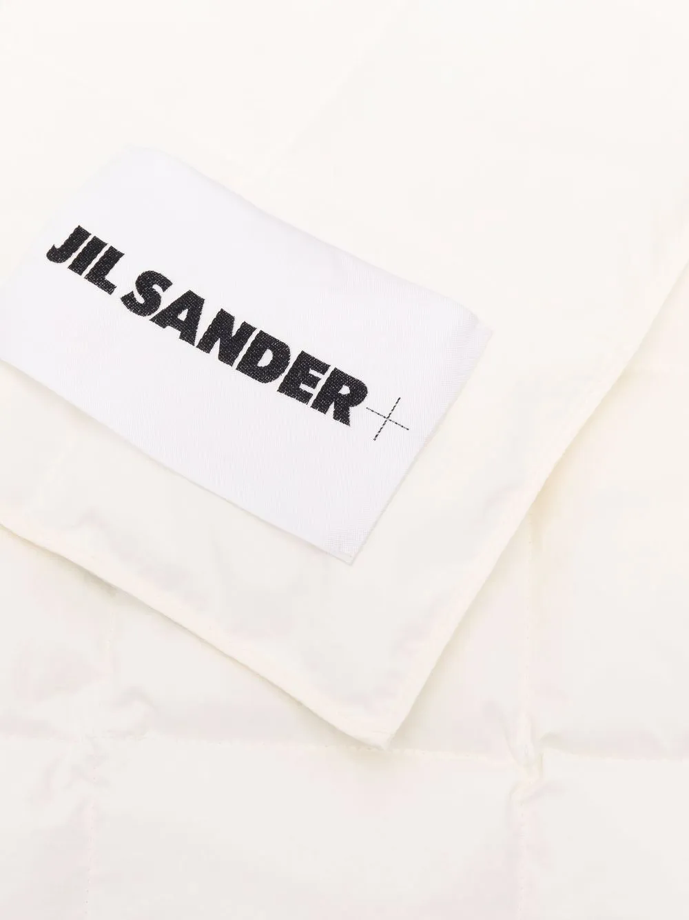 фото Jil sander дутый шарф с нашивкой-логотипом