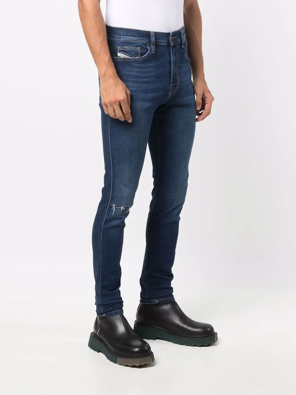  Diesel D Istort Skinny Jeans   Blau 