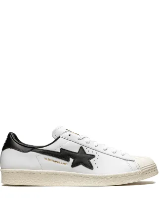 Adidas Tênis x BAPE Superstar 80 | Branco | FARFETCH BR