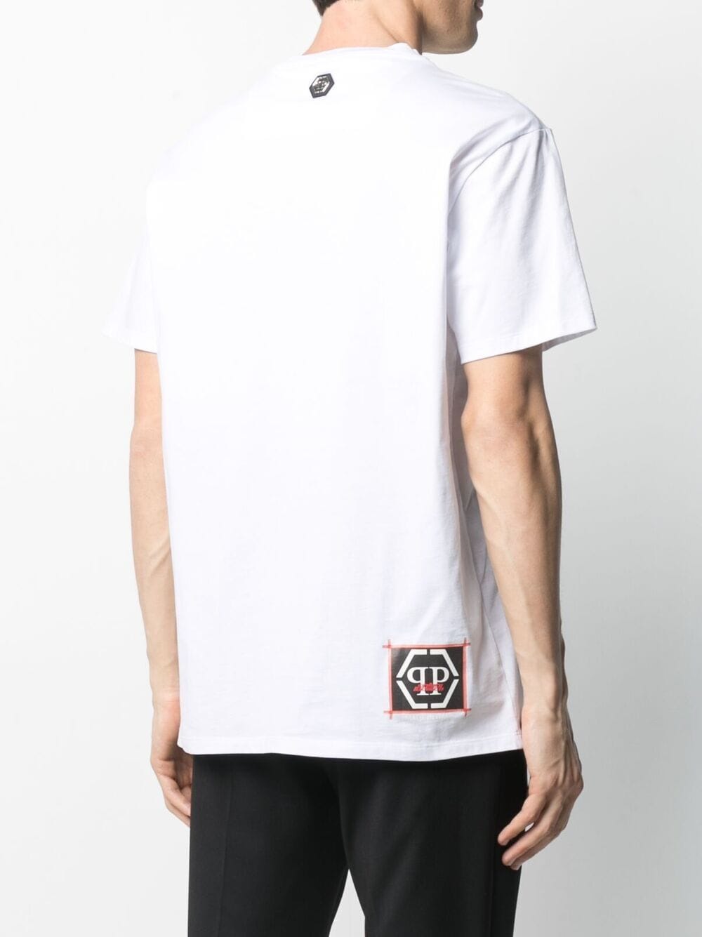 Shop Philipp Plein Lips Graphic-print T-shirt In White