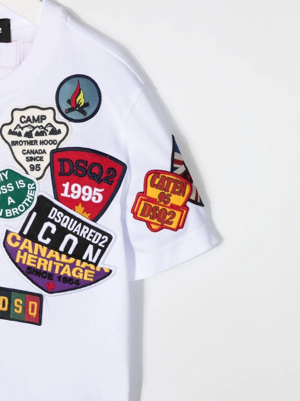 DSQUARED2 MULTI-LOGO PATCHES T-SHIRT