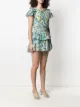 LoveShackFancy abstract-print ruffled dress