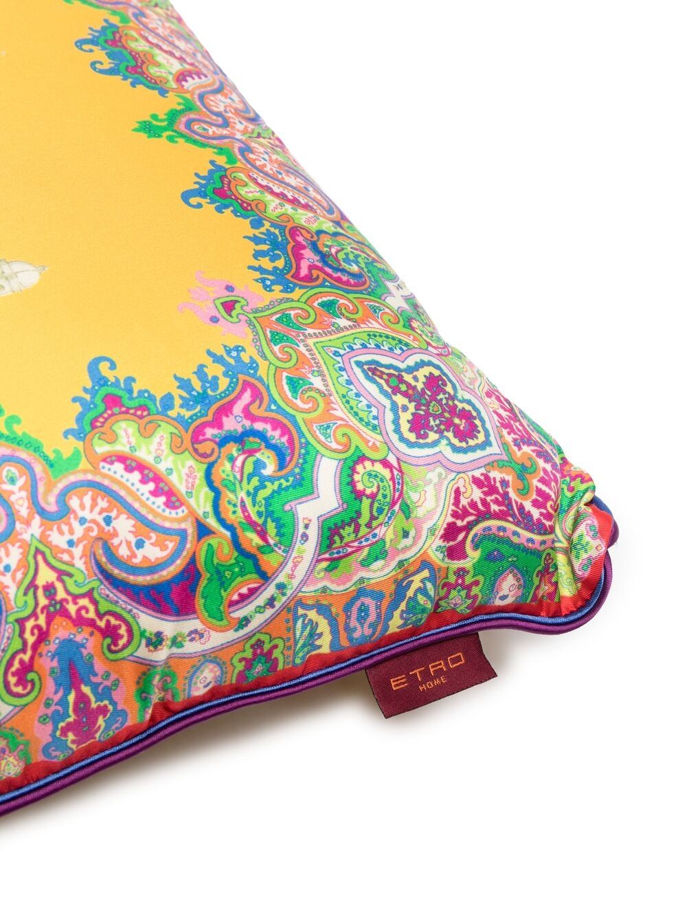 фото Etro home clutch bag-print silk twill cushion