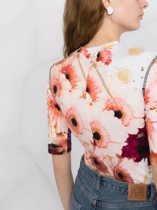 floral-print T-Shirt展示图