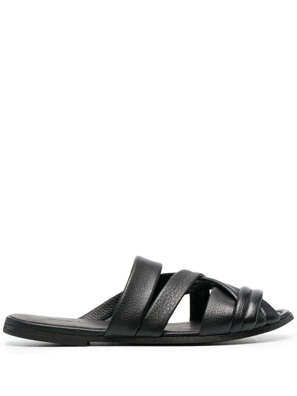 

Marsèll mules con tiras cruzadas - Negro