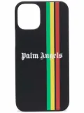 Palm Angels iPhone 12 mini striped case - Black