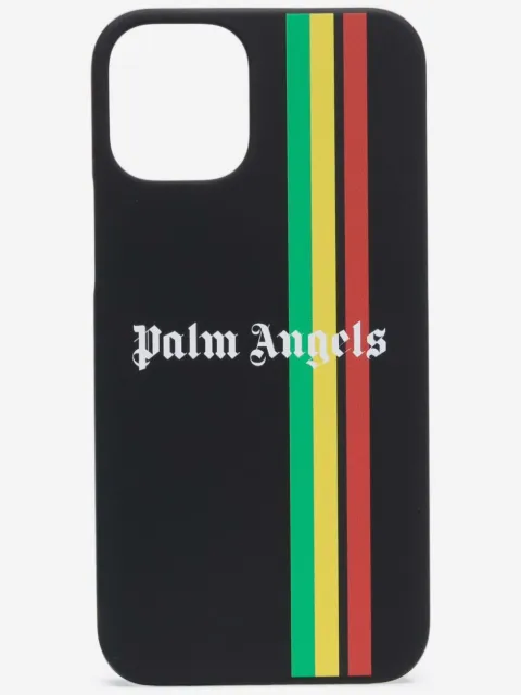 Palm Angels funda con detalle de rayas para iPhone 12 Mini