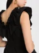 P.A.R.O.S.H. ruffle-trim blouse