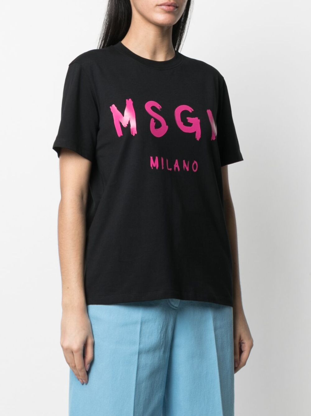 фото Msgm футболка с логотипом