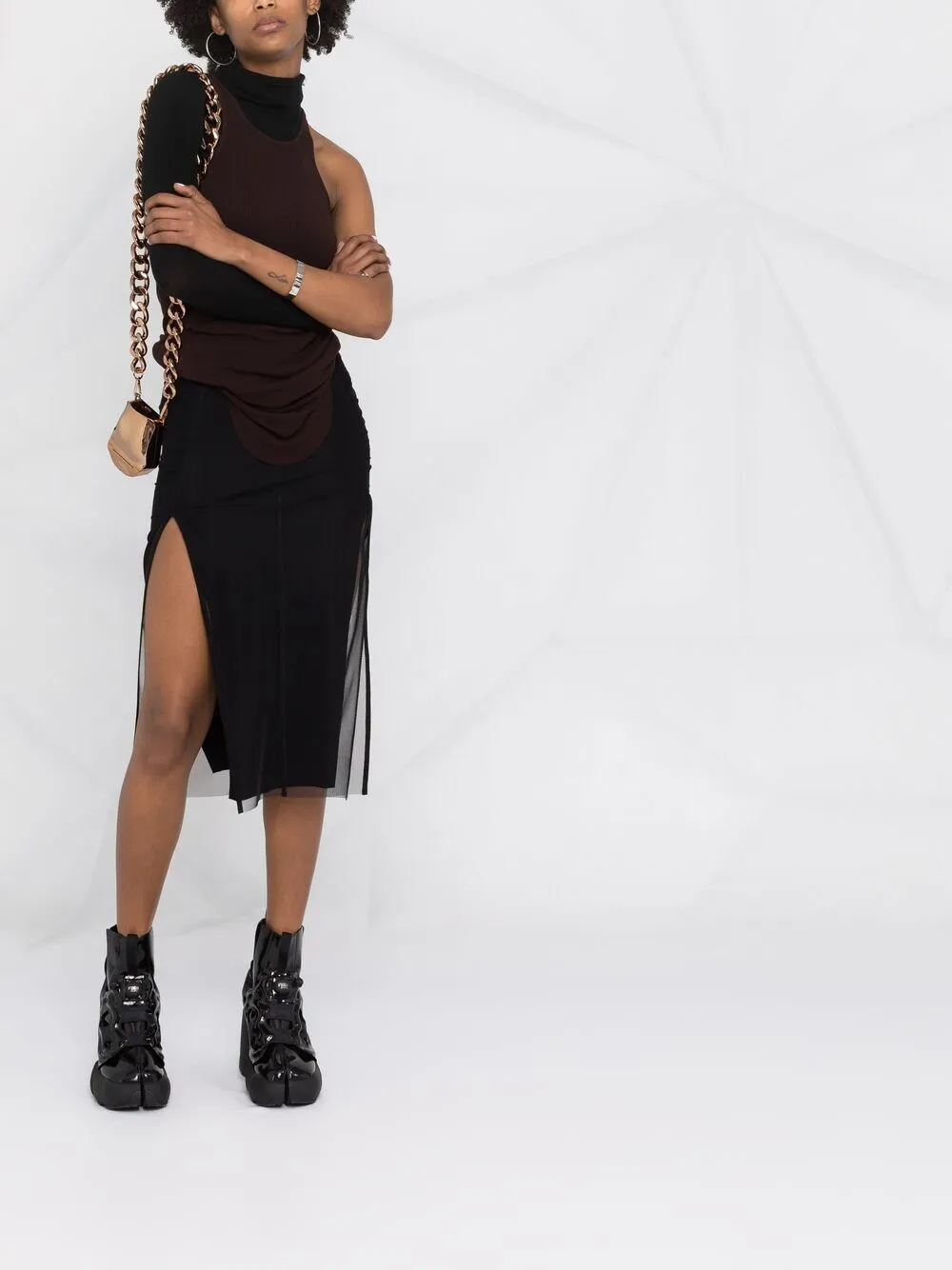 фото Rick owens юбка phlegethon runway collage