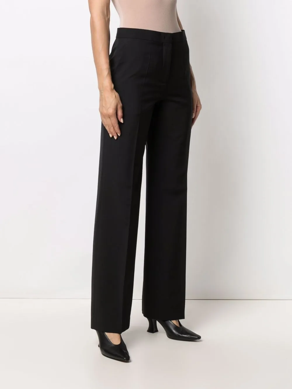 фото Jil sander брюки bootcut с завышенной талией