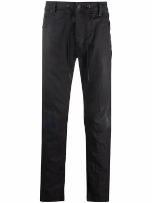 Diesel 2001 D-Macro ストレートジーンズ | ブラック | FARFETCH JP
