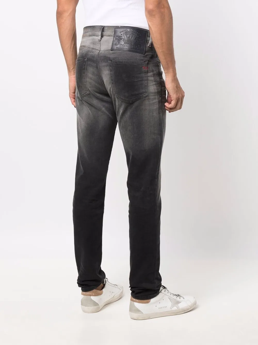 Diesel Slim-fit jeans Zwart