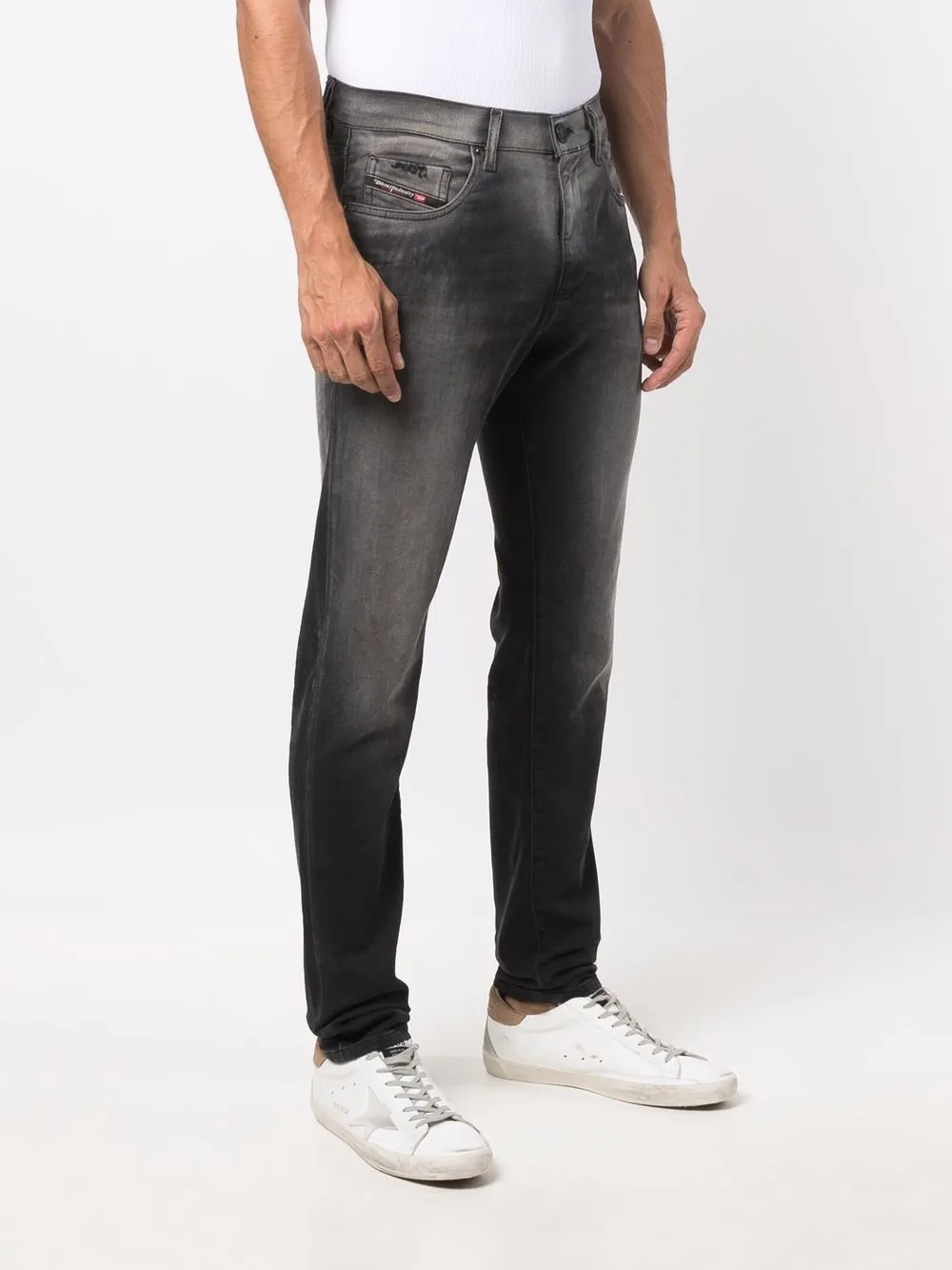  Diesel D Strukt Skinny Jeans   Schwarz 