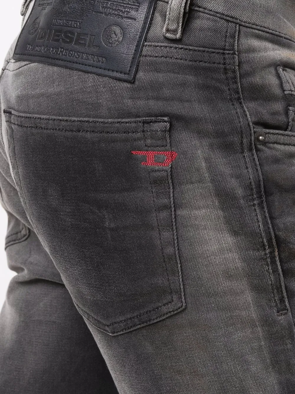 Diesel Slim-fit jeans Zwart