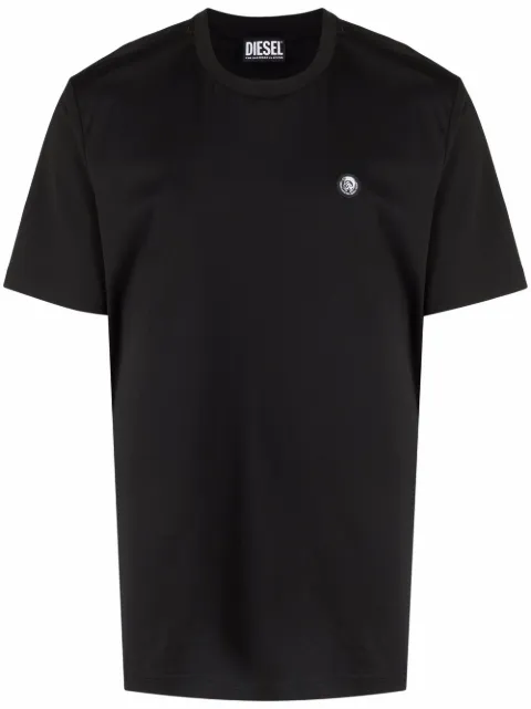 Diesel logo-patch crew-neck T-shirt