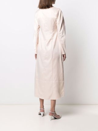 wrinkled-effect shirtdress展示图