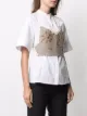 Jil Sander bead-embellished crop top