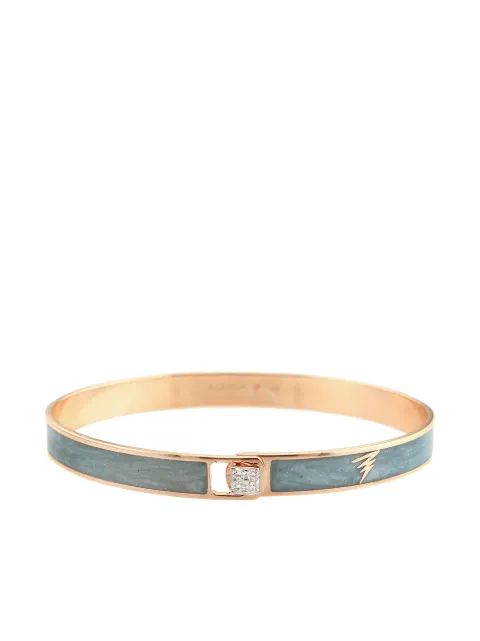 Alessa brazalete Spectrum en oro rosa de 18kt con diamante y esmalte