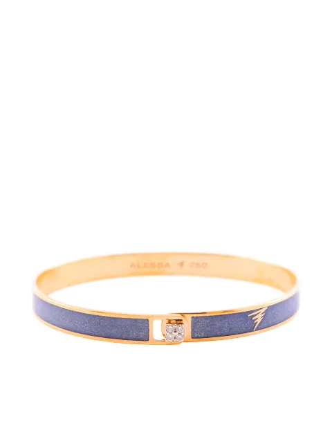 Alessa brazalete Spectrum en oro rosa de 18kt con diamante y esmalte