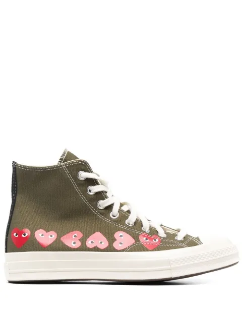 Comme Des Garçons Play x Converse высокие кеды Chuck 70 Hi с принтом
