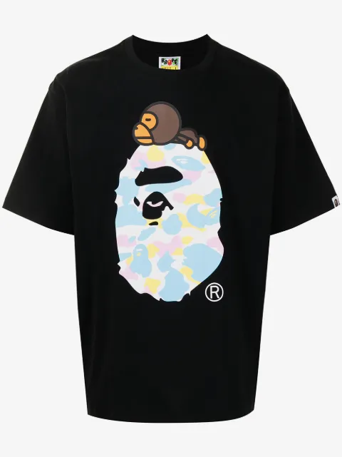 A BATHING APE® graphic-print short-sleeved T-shirt