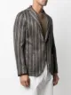 Circolo 1901 striped single-breasted jacket
