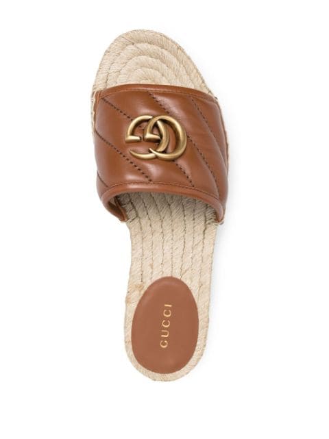 gucci quilted sandals