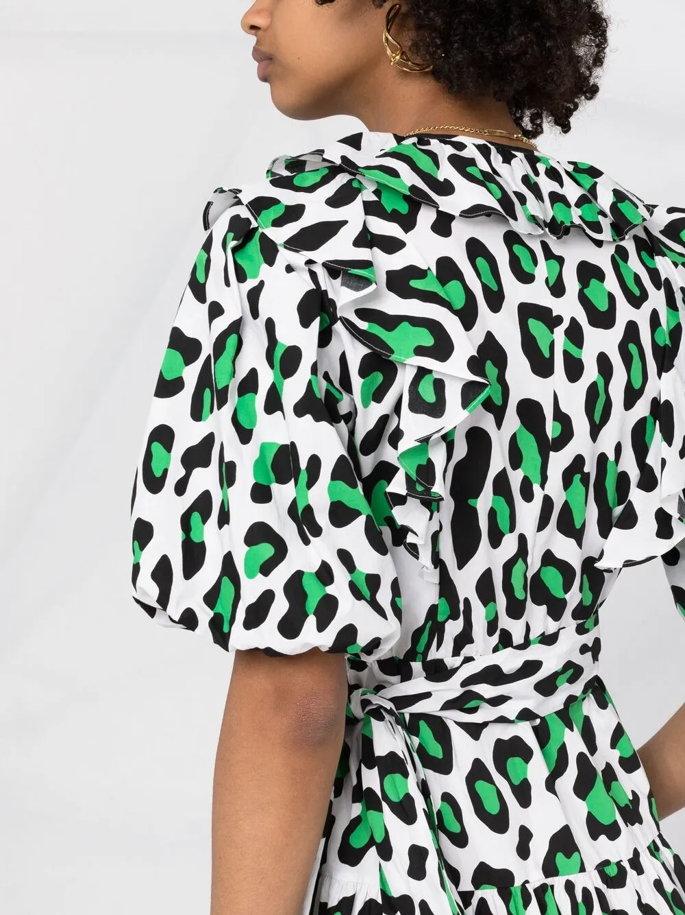 фото Dvf diane von furstenberg платье hirata с леопардовым принтом